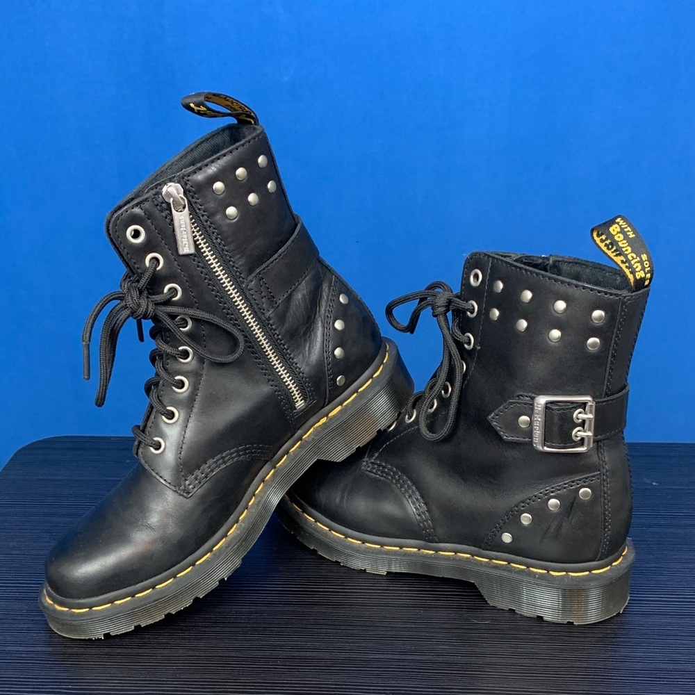 Dr. Martins 1469 Pascal Boots with hardware. New never worn